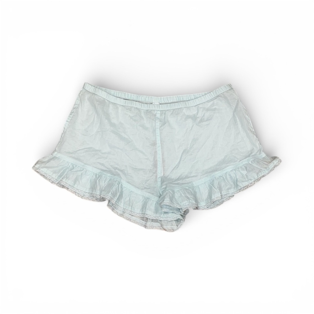 NWT skims light blue ruffle shorts